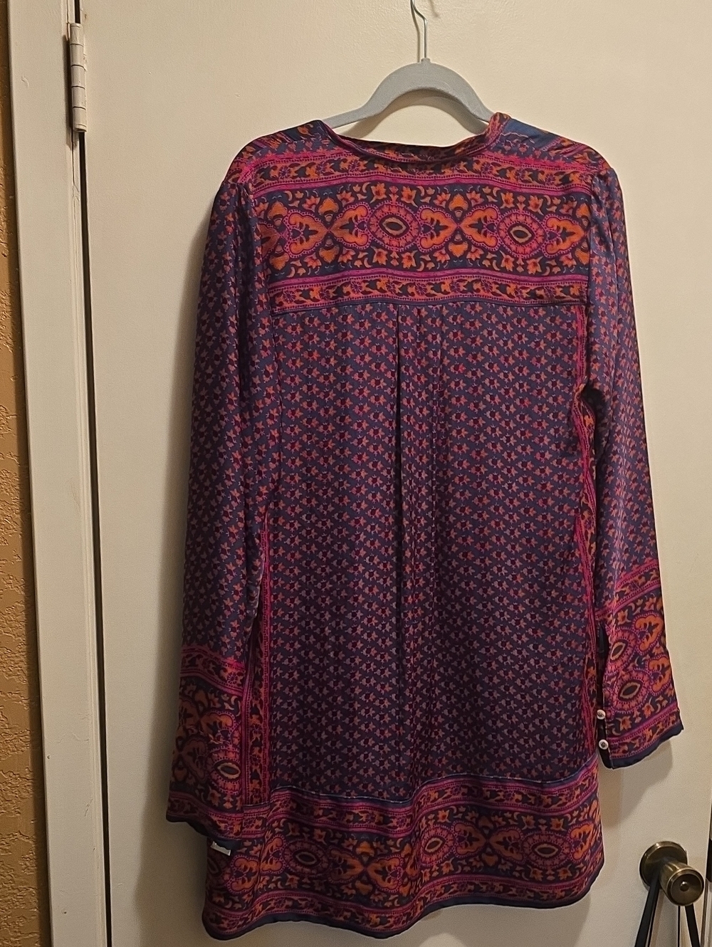 Free People Boho V-Neck Tunic Dress - Picture 4 of 5